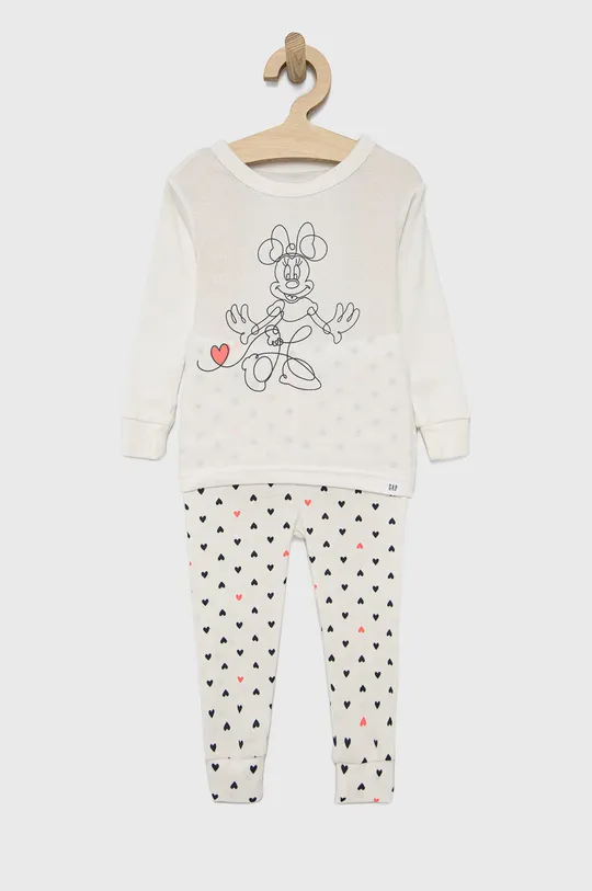 λευκό GAP - Παιδικές βαμβακερές πιτζάμες x Disney Για κορίτσια