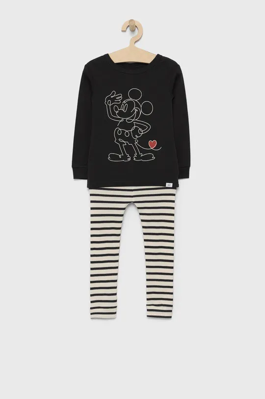 μαύρο GAP - Παιδικές βαμβακερές πιτζάμες x Disney Για κορίτσια