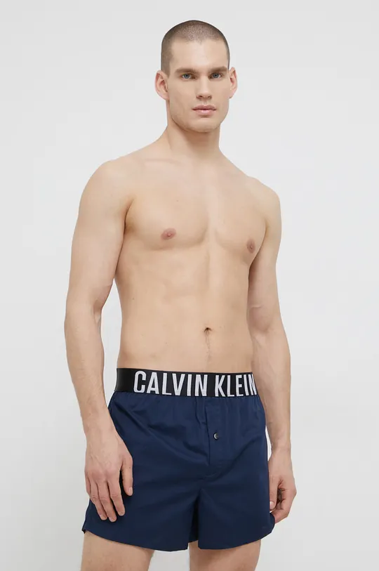 Bavlnené boxerky Calvin Klein Underwear (2-pack) tmavomodrá