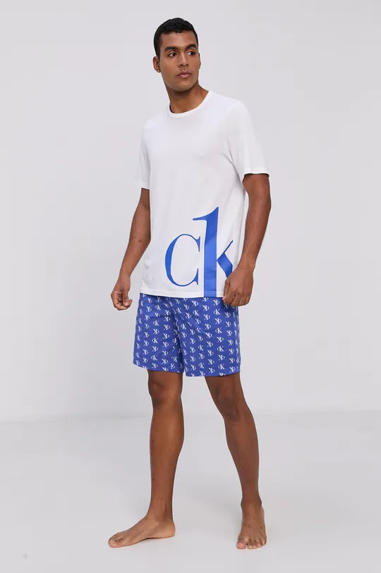 Calvin Klein Underwear rövid pizsama kék