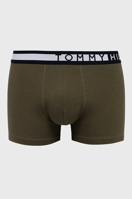 Tommy Hilfiger boxeralsó  Jelentős anyag: 95% pamut, 5% elasztán Ragasztószalag: 13% elasztán, 87% poliészter