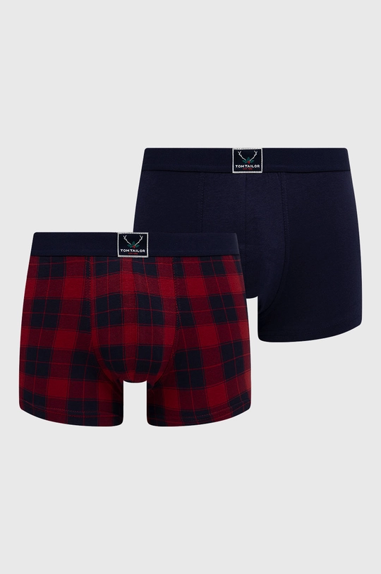 červená Boxerky Tom Tailor (2-pack) Pánsky