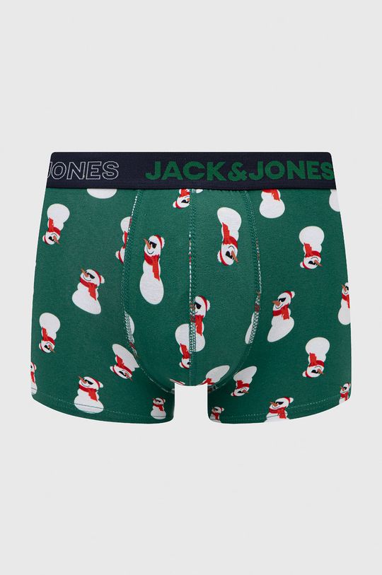 Boxerky a ponožky Jack & Jones zelená
