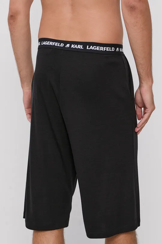 Pyžamové šortky Karl Lagerfeld čierna