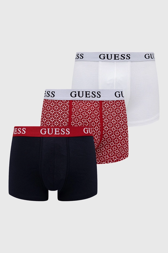 czerwony Guess Bokserki (3-pack) Męski