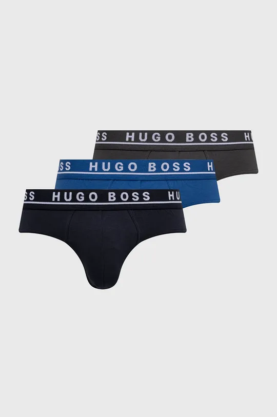 niebieski Boss Slipy 50325402 (3-pack) Męski