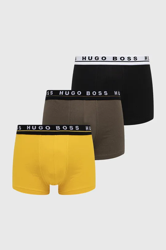 żółty Boss bokserki (3-pack) 50458488 Męski