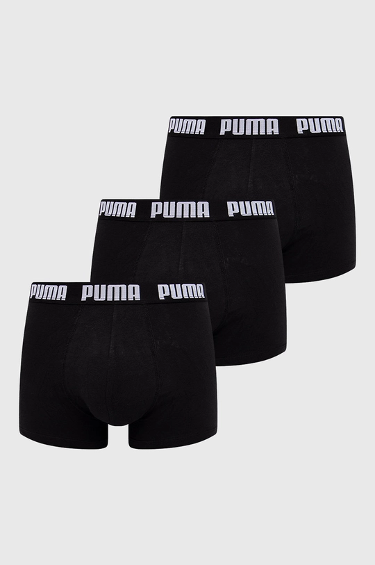 czarny Puma Bokserki (3-pack) 935294 Męski