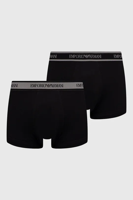 czarny Emporio Armani Underwear Bokserki (2-pack) 111210.1A717 Męski