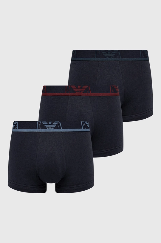 granatowy Emporio Armani Underwear Bokserki (3-pack) 111357.1A715 Męski