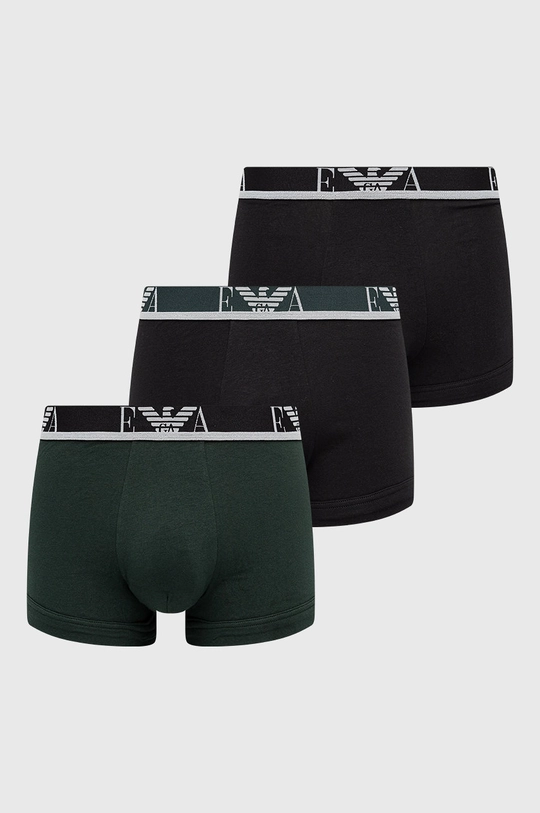 czarny Emporio Armani Underwear Bokserki (3-pack) 111357.1A715 Męski