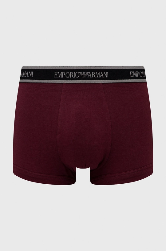 Boxerky Emporio Armani Underwear burgundské