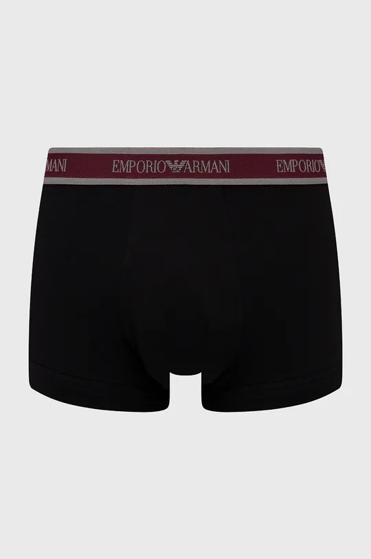 bordowy Emporio Armani Underwear Bokserki (3-pack) 111357.1A717