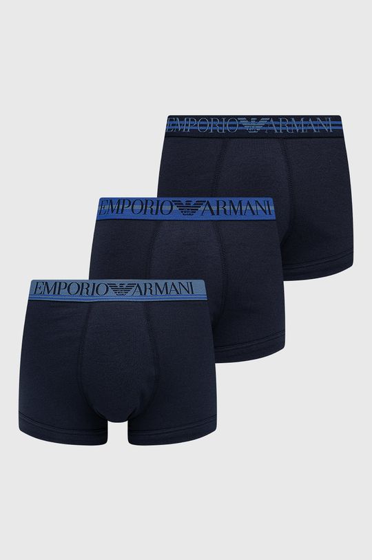 námořnická modř Boxerky Emporio Armani Underwear Pánský