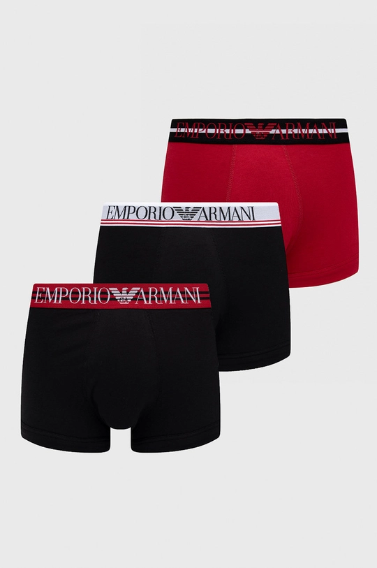 czarny Emporio Armani Underwear Bokserki (3-pack) 111357.1A723 Męski