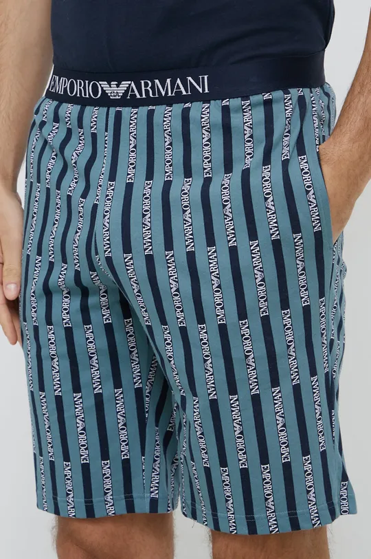 Хлопковая пижама Emporio Armani Underwear  Основной материал: 100% Хлопок Резинка: 9% Эластан, 72% Полиамид, 19% Полиэстер