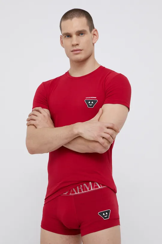 κόκκινο Πιτζάμα Emporio Armani Underwear Ανδρικά