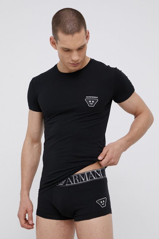 Pyžamo Emporio Armani Underwear černá