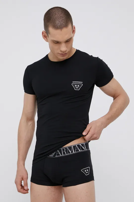 Emporio Armani Underwear Piżama 111604.1A595 czarny