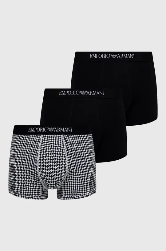 czarny Emporio Armani Underwear Bokserki (3-pack) 111625.1A722 Męski