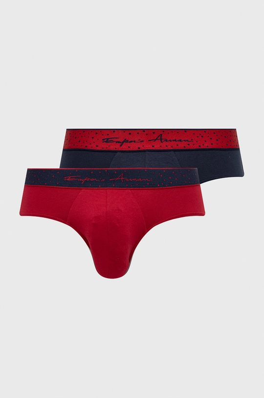 granatowy Emporio Armani Underwear Slipy (2-pack) 111733.1A598 Męski