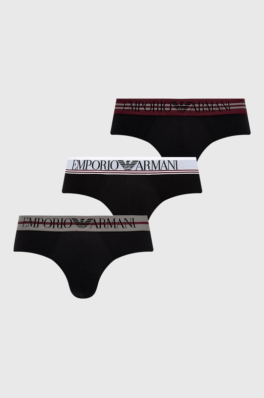 čierna Slipy Emporio Armani Underwear Pánsky