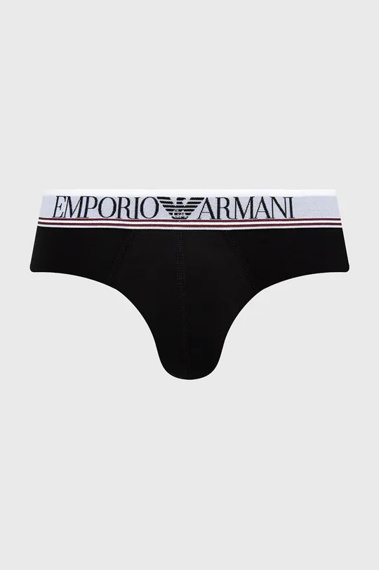 Slipy Emporio Armani Underwear  1. látka: 95% Bavlna, 5% Elastan 2. látka: 15% Elastan, 85% Polyester