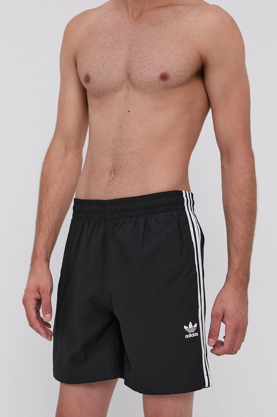 czarny adidas Originals Szorty kąpielowe H06701 Męski