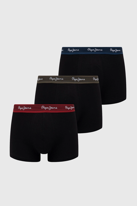 czarny Pepe Jeans Bokserki NORWIN (3-pack) Męski