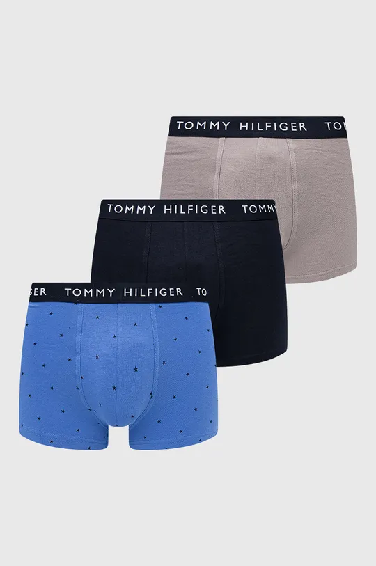 tmavomodrá Boxerky Tommy Hilfiger (3-pack) Pánsky