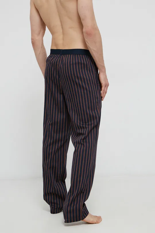 Βαμβακερό παντελόνι πιτζάμα Tommy Hilfiger σκούρο μπλε