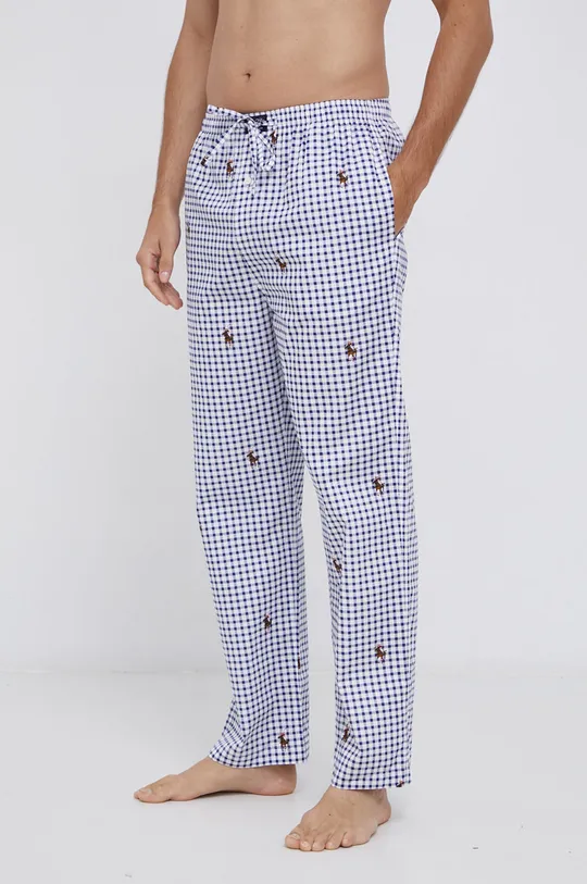granatowy Polo Ralph Lauren Spodnie piżamowe bawełniane 714830265006 Męski