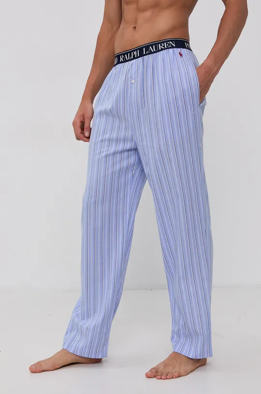 niebieski Polo Ralph Lauren Spodnie piżamowe 714830265005 Męski