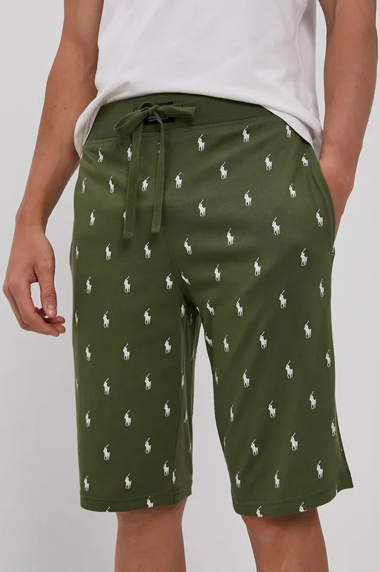 zielony Polo Ralph Lauren Szorty piżamowe 714830280006 Męski