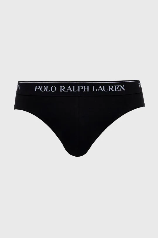 czarny Polo Ralph Lauren Slipy (3-pack) 714835884002 Męski