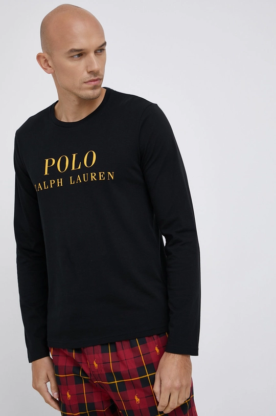 Хлопковая пижама Polo Ralph Lauren бордо