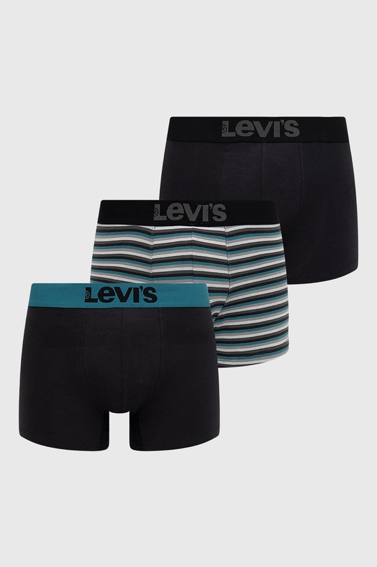 czarny Levi's Bokserki (3-pack) Męski