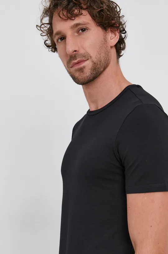 czarny Drykorn T-shirt (2-pack) Męski