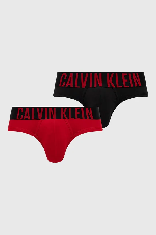 czerwony Calvin Klein Underwear - Slipy (2-pack) Męski
