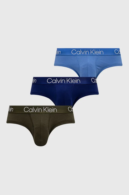 niebieski Calvin Klein Underwear Slipy (3-pack) Męski