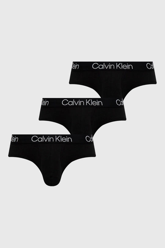 czarny Calvin Klein Underwear Slipy (3-pack) Męski