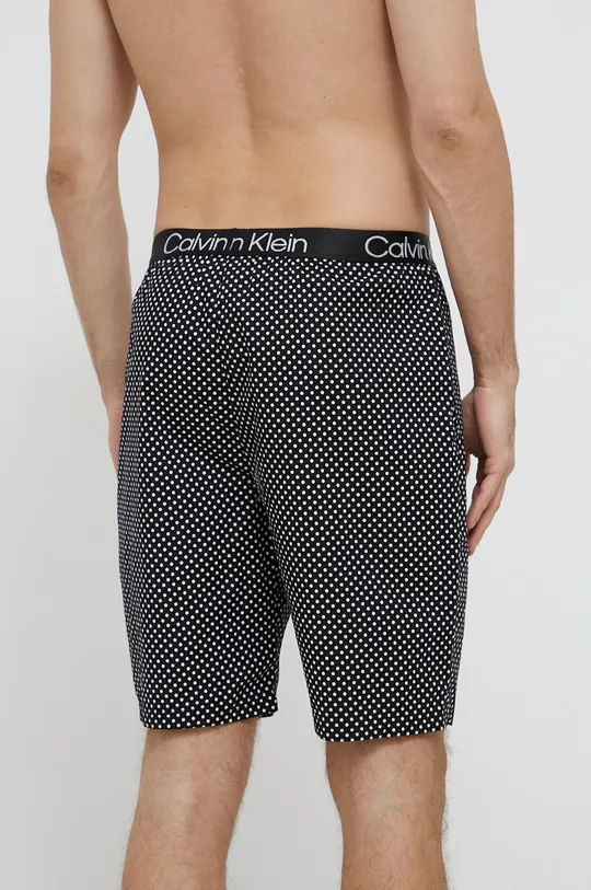 Kratki doljnji dio pidžame Calvin Klein Underwear crna