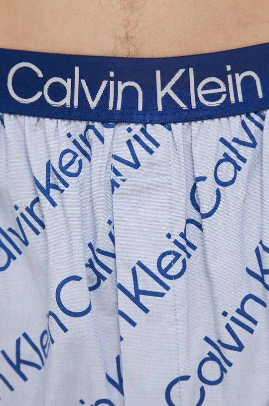 plava Dugi doljnji dio pidžame Calvin Klein Underwear