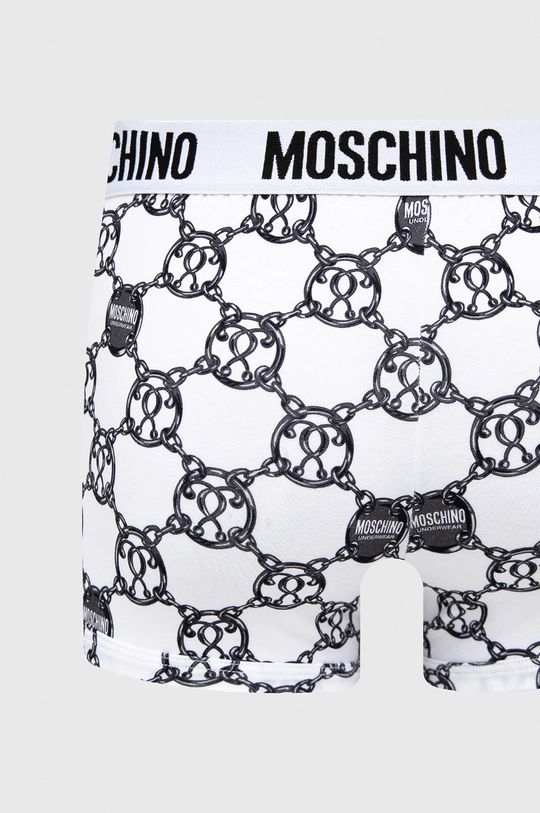 Μποξεράκια Moschino Underwear λευκό