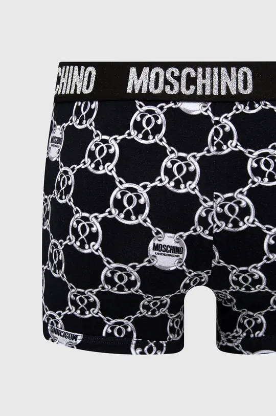 Boxerky Moschino Underwear tmavomodrá
