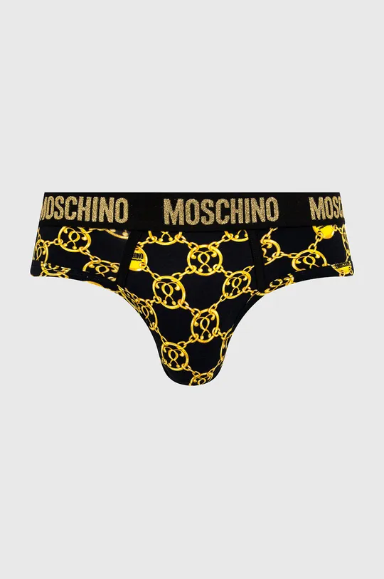 złoty Moschino Underwear Slipy Męski