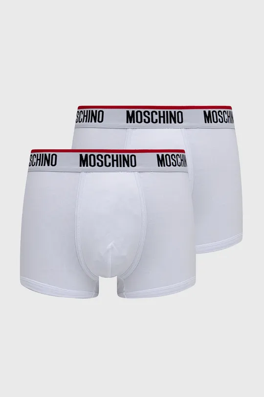 λευκό Μποξεράκια Moschino Underwear Ανδρικά
