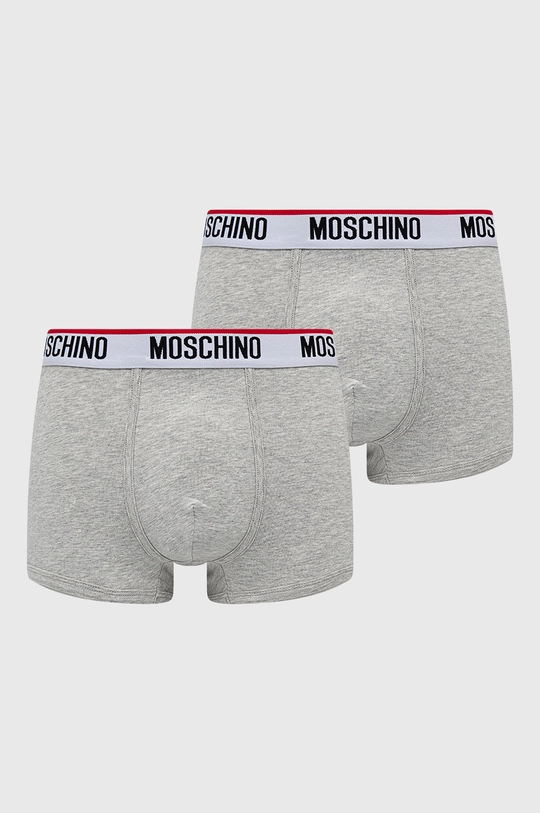 siva Bokserice Moschino Underwear Muški