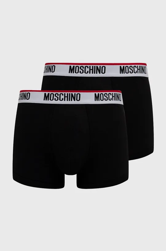 czarny Moschino Underwear Bokserki (2-pack) Męski