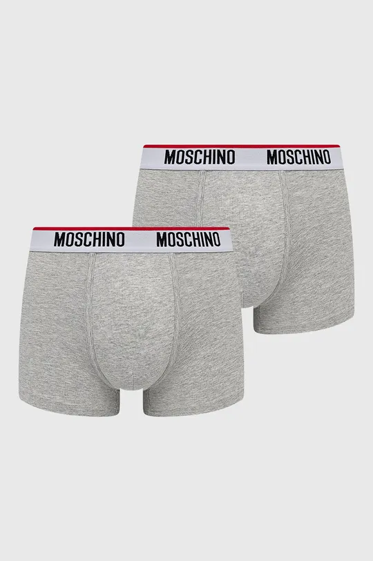 szary Moschino Underwear Bokserki (2-pack) Męski